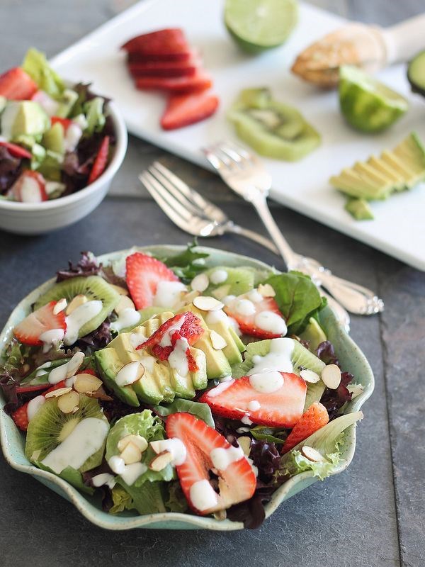 Strawberry-avocado-honey-lime-salad