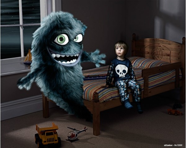 Комиксы про монстров под кроватью